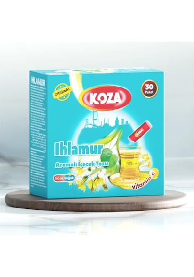 Koza Tek İçimlik Ihlamur Aromalı Toz İçecek 30'lu