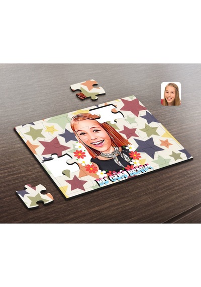 Kişiye Özel 8 Mart Bugün Benim Karikatürlü Ahşap Puzzle-1