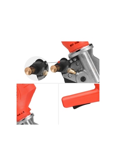 Akülü Şarjlı Yuvarlak Kumaş Kesim Motoru 4 İnç 12v Kumaş Kesim Makinesi Dc-100 Ycm-40 Mor