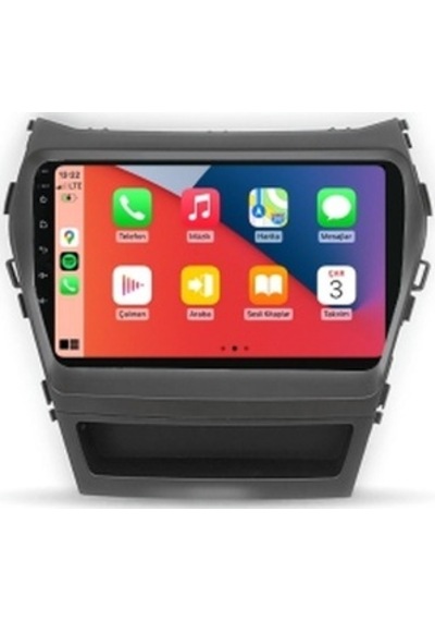 Aln Hyundai Santa Fe / İx45 2012-2016 6gb Ram 128gb Hafıza 8 Çekirdek Carplay Android Multimedya 9"