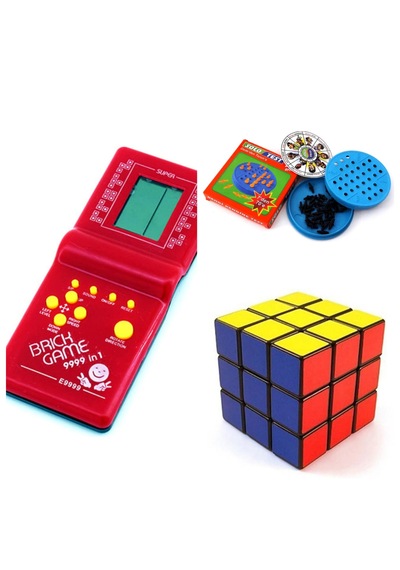 Tetris, Solo Test Ve Zeka Küpü 3 Lü Zeka Oyunu Seti