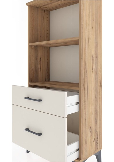 Hyperion Dolap 2 Raflı 2 Çekmeceli 60x44x134 Çam-aytaşı Atlas Çam