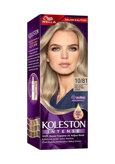 Koleston Intense Saç Boyası 10/81 Ultra Açık Küllü Sarısı - 6 Adet Tarı