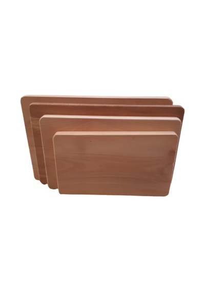 Kayın Ahşap Et Kesme Tahtası , El Yapımı Et Kesme Tahtası 45cm 25cm 2,2cm Ahşap