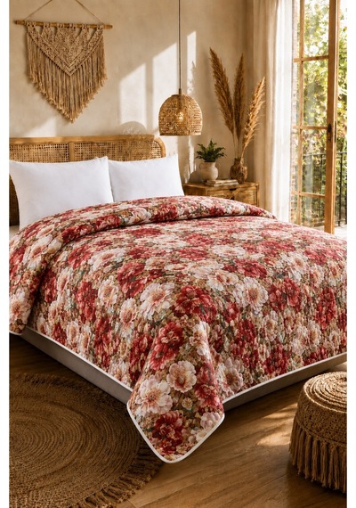Tek Kişilik - 5d Premium Yatak Örtüsü- Hafif Ve Zarif - Mevsimlik- 160 X 220 Cm 5d12 5d12