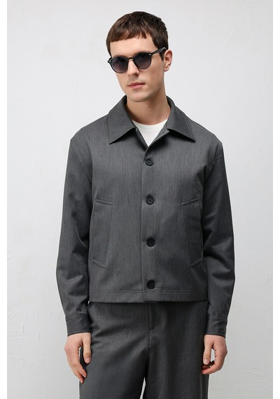 Antioch Relaxed Fit Baharlık Erkek Mont Gri