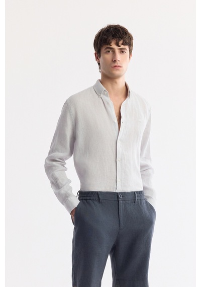 Avva Erkek Antrasit Beli Lastikli %100 Keten Relaxed Fit Şort B003732 Avva Erkek Antrasit Beli Lastikli %100 Keten Relaxed Fit Şort B003732