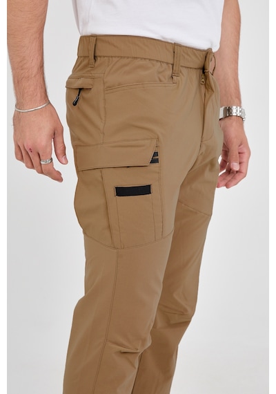 Camp Scoutland Camp525 Outdoor Tactical Su İticili Likralı Yazlık Erkek Taktik Pantolon Hardal