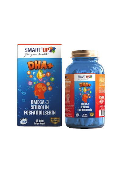 Smart Up Dha+ Omega-3 Soft Gel 60 Kapsül