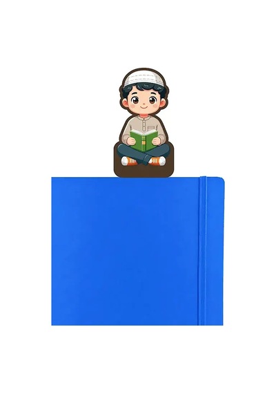 Kitap Okuyan Çocuk Kitap Ayracı