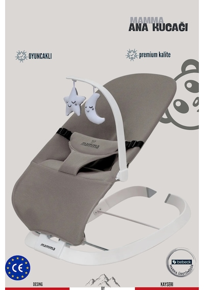 Mamma Shake Sleep Oyuncaklı 2in1 Sallanır Yaylanır Katlanır Ana Kucağı + Taşıma Çantası