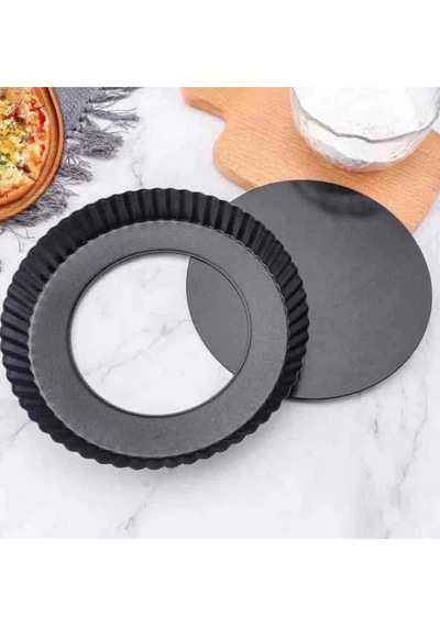 Epinox Trt10 Metal Tart Kalıbı 10 Cm Siyah