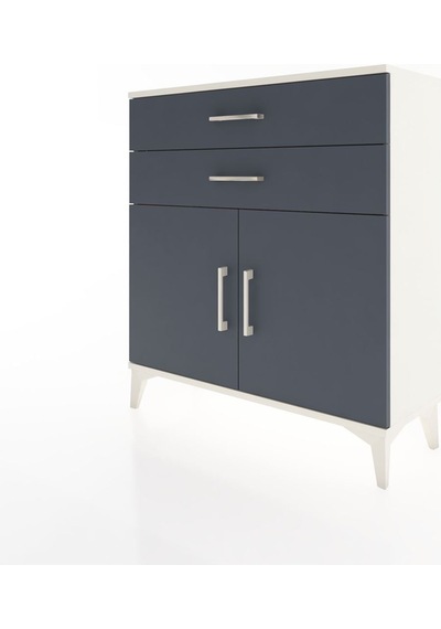 Arges Şifonyer Tek Raflı 2 Çekmeceli 2 Kapaklı 88x30x96 Aytaş... Aytaşı