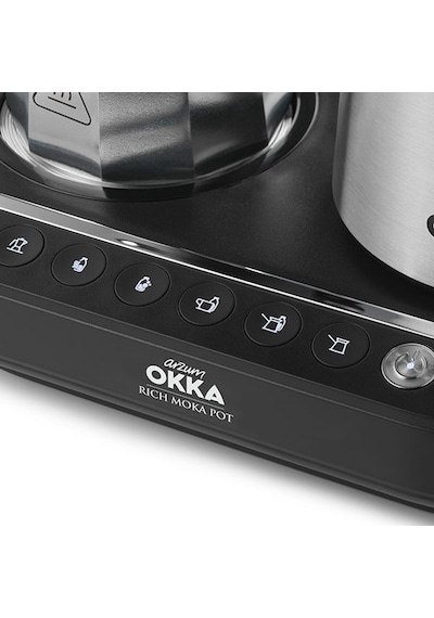 Arzum OK0027 Okka Rich Moka Pot Karıştırıcılı Metal İtalyan ve Türk Kahve Makinesi