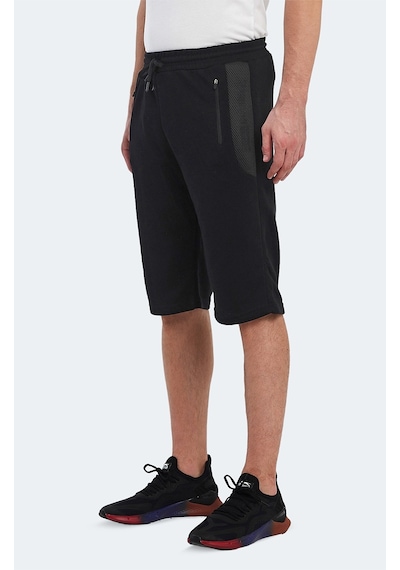Slazenger NEACEL Erkek Cepli Kapri Siyah Şort