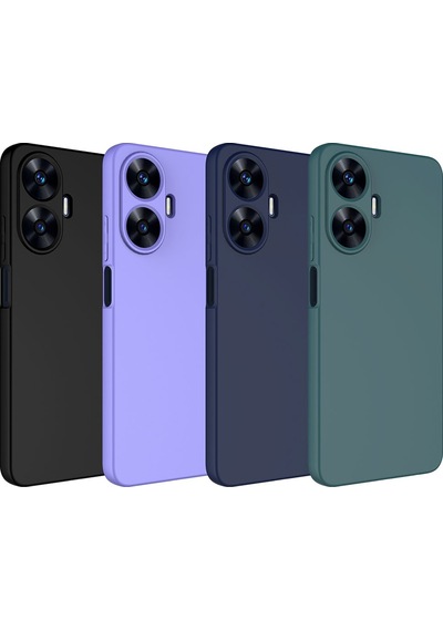Realme C55 Kılıf Zore Mara Lansman İç Yüzeyi Kadife Kılıf