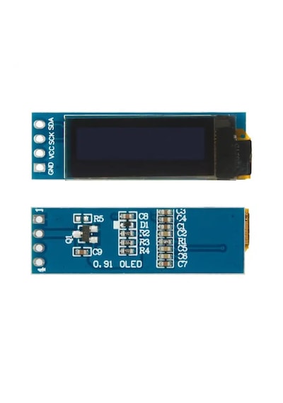 128x32 Oled Lcd Ekran 0.91 Inch - Beyaz Arduino Uyumlu