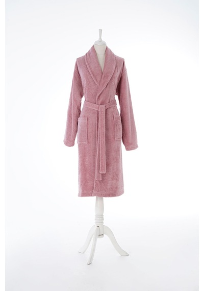 Özdilek Colourist Şal Yaka Bornoz Pembe L Pembe