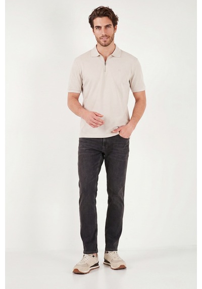 Buratti Pamuklu Normal Kalıp Normal Bel Jeans Erkek Kot Pantolon 2213c87parma Siyah