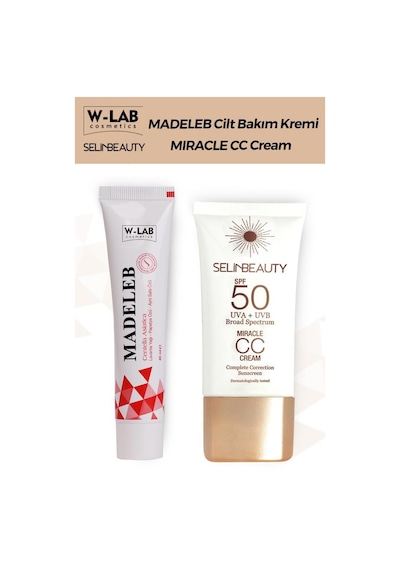 W-Lab Madeleb Cilt Bakım Kremi 40 ML + CC Krem