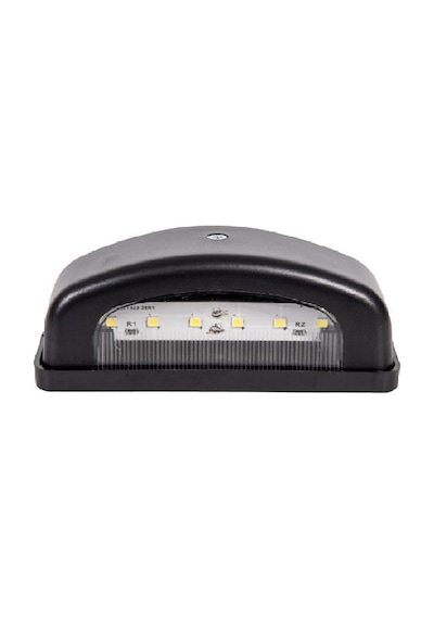 Plaka Lamba 6 Led'Li 12V-24V Siyah