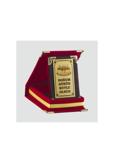 Doğum - 319 - Günün Kutlu Olsun - Spt-gld - Plaketi Kırmızı
