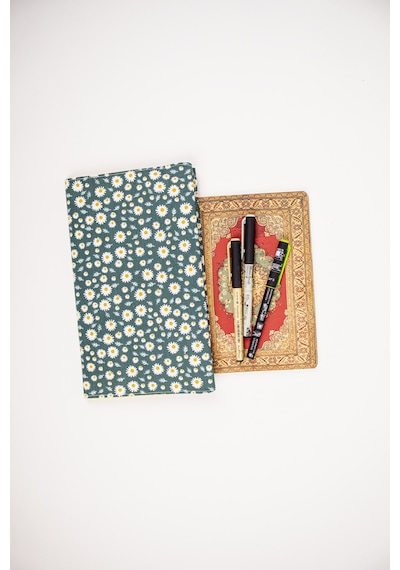 Kitap Kılıfı Kumaş Kitap Koruyucu A5 Defter Kitap Uyumlu