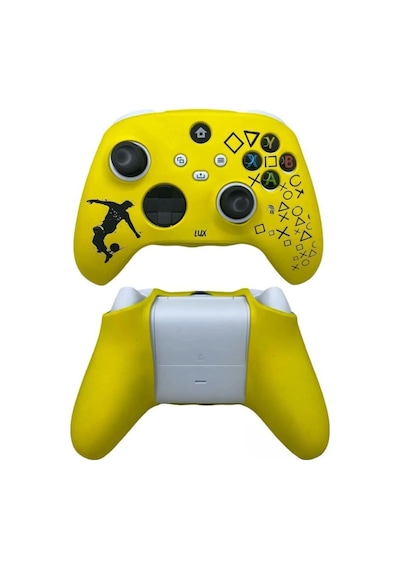 Xbox Series S/seris X 9.nesil Uyumlu Desenli Oyuncu Kolu Silikon Kılıf +analog Silikon Futbol Soccer