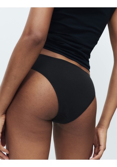 Marks & Spencer 5'li Dikişsiz Brazilian Külot Seti T61003498B Siyah