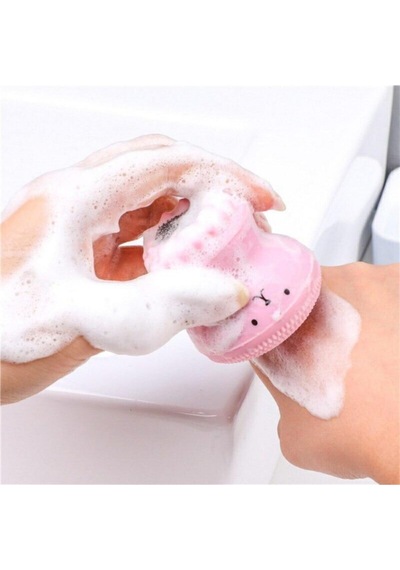 Peeling Etkili Silikon Siyah Nokta Giderici Mini El Yüz Cilt Temizleme Fırçası