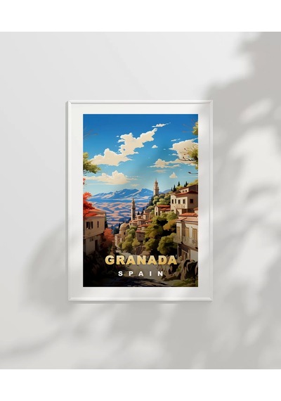 Çerçevesiz Poster Granada'nın Gizemli Güzelliği