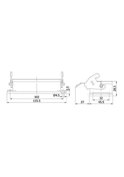 Mete Enerji 6x35a. Çoklu Makine Prizi Tek Metal Mandallı 403566s