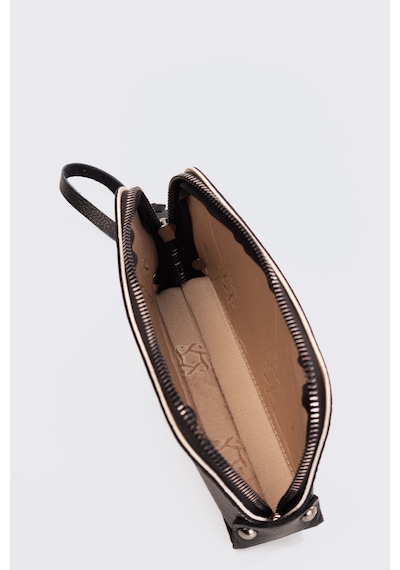 Westbag Unisex Hakiki Dana Derisi Bileklikli El Tutmalı Clutch Çanta Siyah