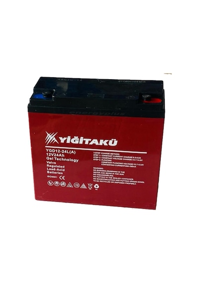 12 v 24 22ah-amper Ah Yiğit Akü. 6dzm20 Jel 12v 20ah-24 Ah 2022 22 Amper