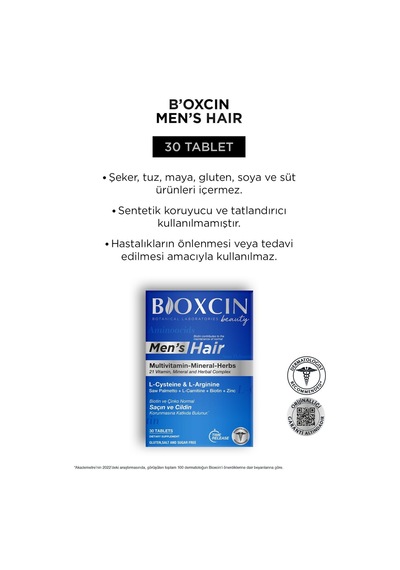 Bioxcin Men's Hair 30 Tablet 2 Adet