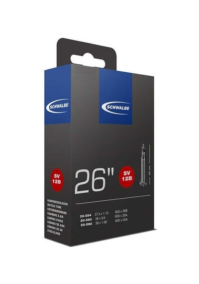 Schwalbe Sv12b 40mm 26x1.0027.5x1.10 İnce Sibop İç Lastik 001