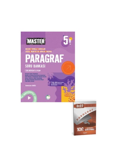 Okyanus 2027 5. Sınıf Master Paragraf Soru Bankası+ Anla Kazan Paragraf