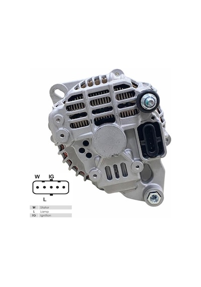 24v Alternatör Dinamo Mıtsubıshı Tipi 130 A 5 Fiş Soketli W-l-ıg . . Ford Cargo