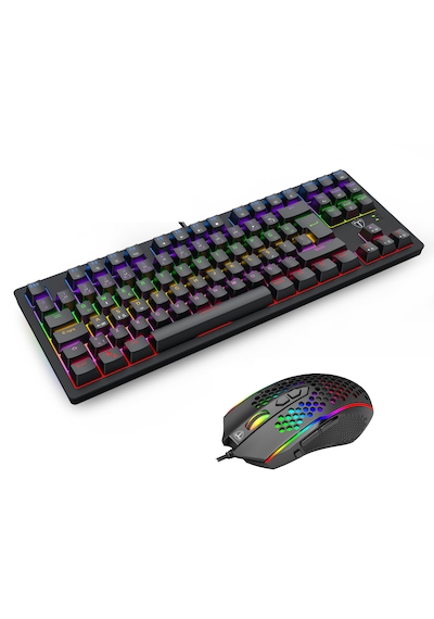 T-dagger Bundle - Bali T-tgk311-bl Türkçe Mekanik Oyuncu Klavyesi V Imperial T-tgm310 Oyuncu Mouse Optik