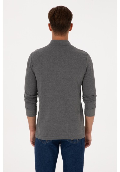 U.s. Polo Assn. Erkek Antrasit Melanj Sweatshirt 50307688-vr081 Antrasit Melanj