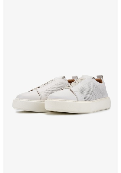 Valmenti Erkek Hakiki Deri Kırık Beyaz Sneakers & Spor Ayakkabı 1093 1302 Erk Ayk Y26 Off Whıte