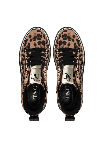 Tamer Tanca Kadın Vegan Leopar Sneakers & Spor Ayakkabı 817 08-2 Bn Ayk Sk24-25 Leopar Çok Renkli