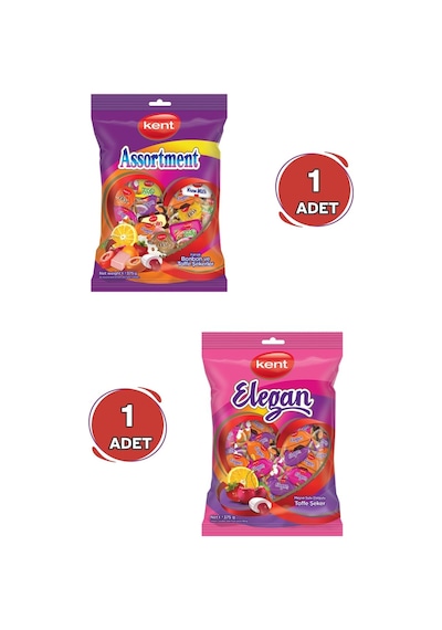 Karışık Ve Elegan Bayram Şekeri 375 Gr X 2 Adet