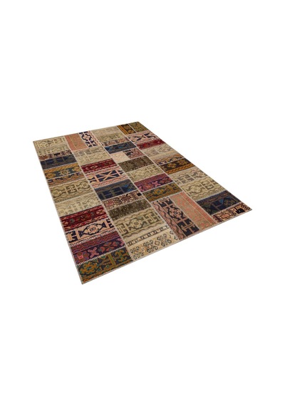 El Yapımı Benzersiz Patchwork Halı 160 X 230 Cm 6327