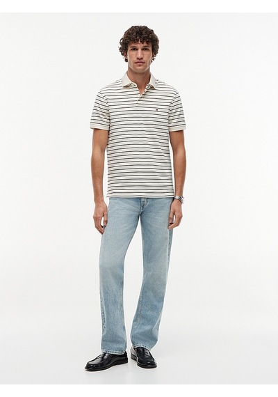 Tommy Hilfiger 1985 Regular Polo Erkek Beyaz Polo - Mw0mw17770