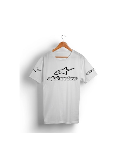 Alpinestars Baskılı Tişört Beyaz