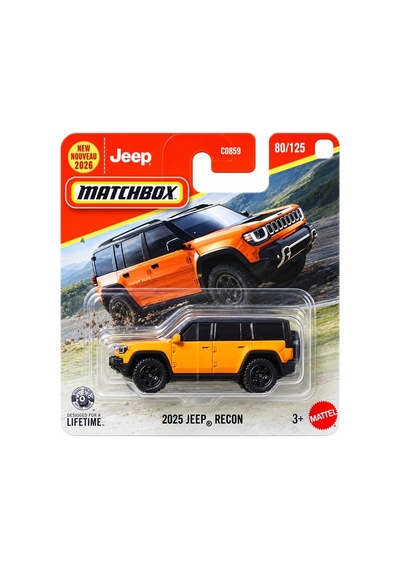 Matchbox 2025 Jeep Recon Turuncu Jhn42