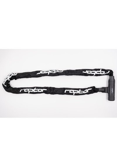 Raptor - Anahtarlı Zincir Kilit 6 120cm Siyah