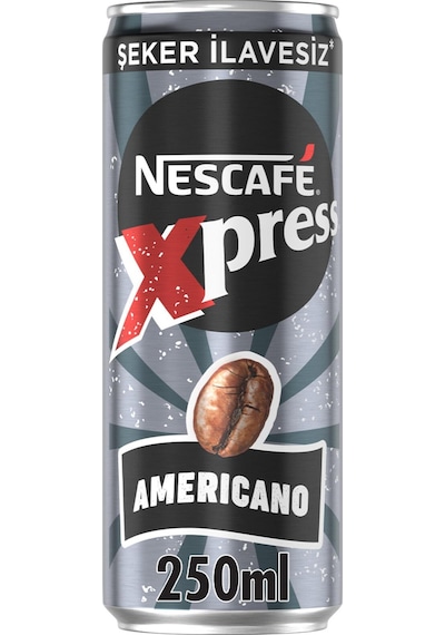 Nescafe Xpress Americano Şekersiz Soğuk Kahve 250 Ml X 24 Adet Hazır