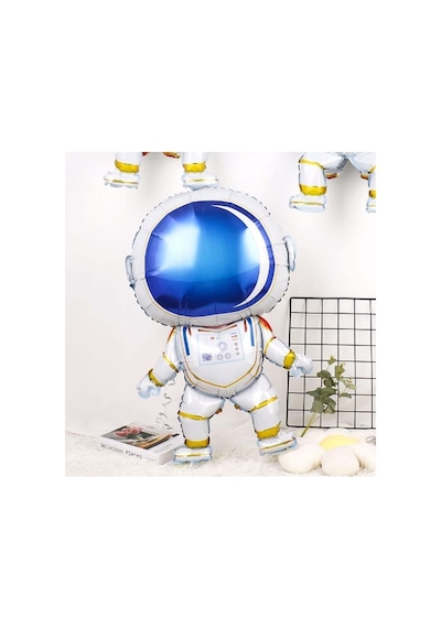 Parti Station Uzay Galaksi Astronot Roket Temalı 5 Yaş Balon Seti Doğum Günü Dekorasyonu Genel